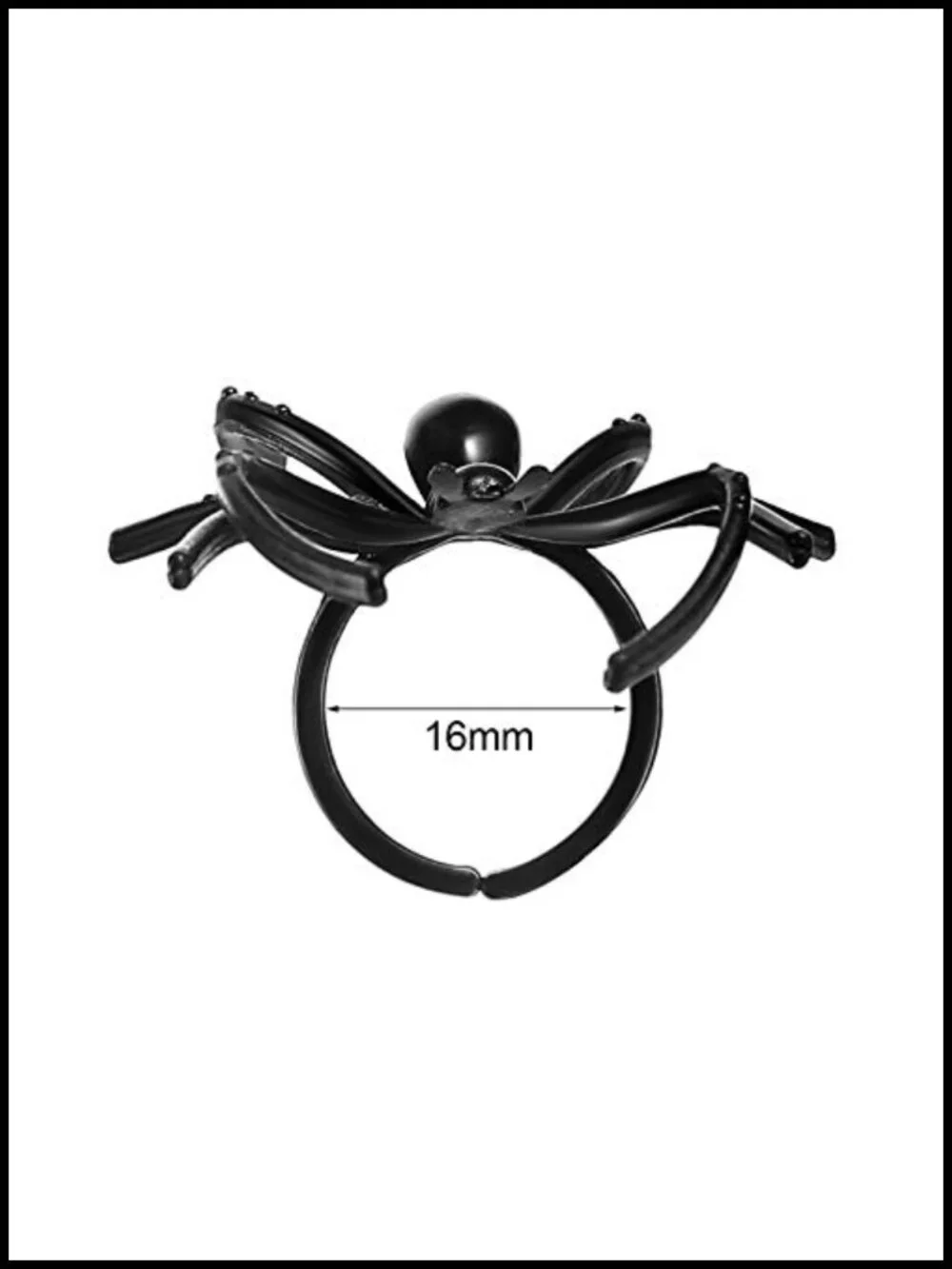 Halloween Spider Rings Bulk - 120 Pack Plastic Party Favors, Trick or Treat Bag